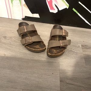 Birkenstock dark brown size 8